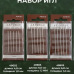 Кожа Набор игл для шитья, кожи с тупым концом, большое ушко, 5 шт в упаковке.